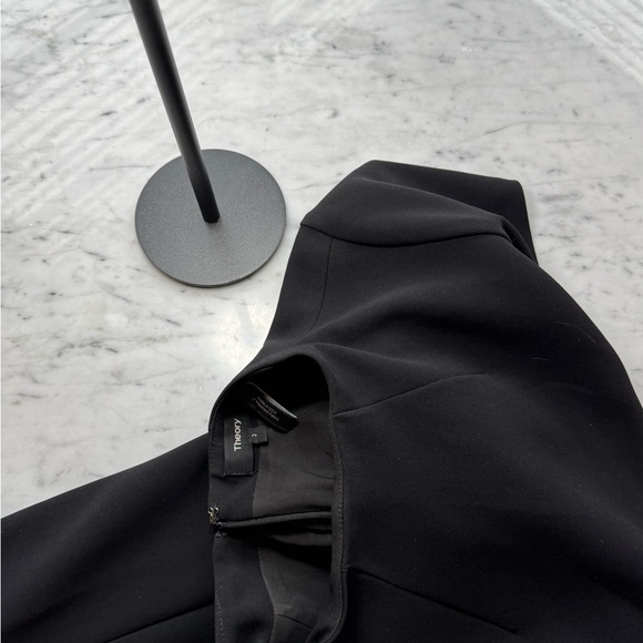 Theory black dress with short sleeves and mock neck - Size 2 - Small - Picture 9 of 10